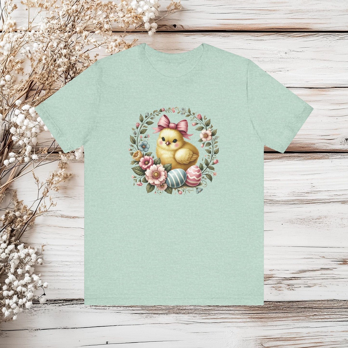 Vintage Easter Chick T-Shirt – Adorable Springtime | Unisex Jersey Short Sleeve Tee