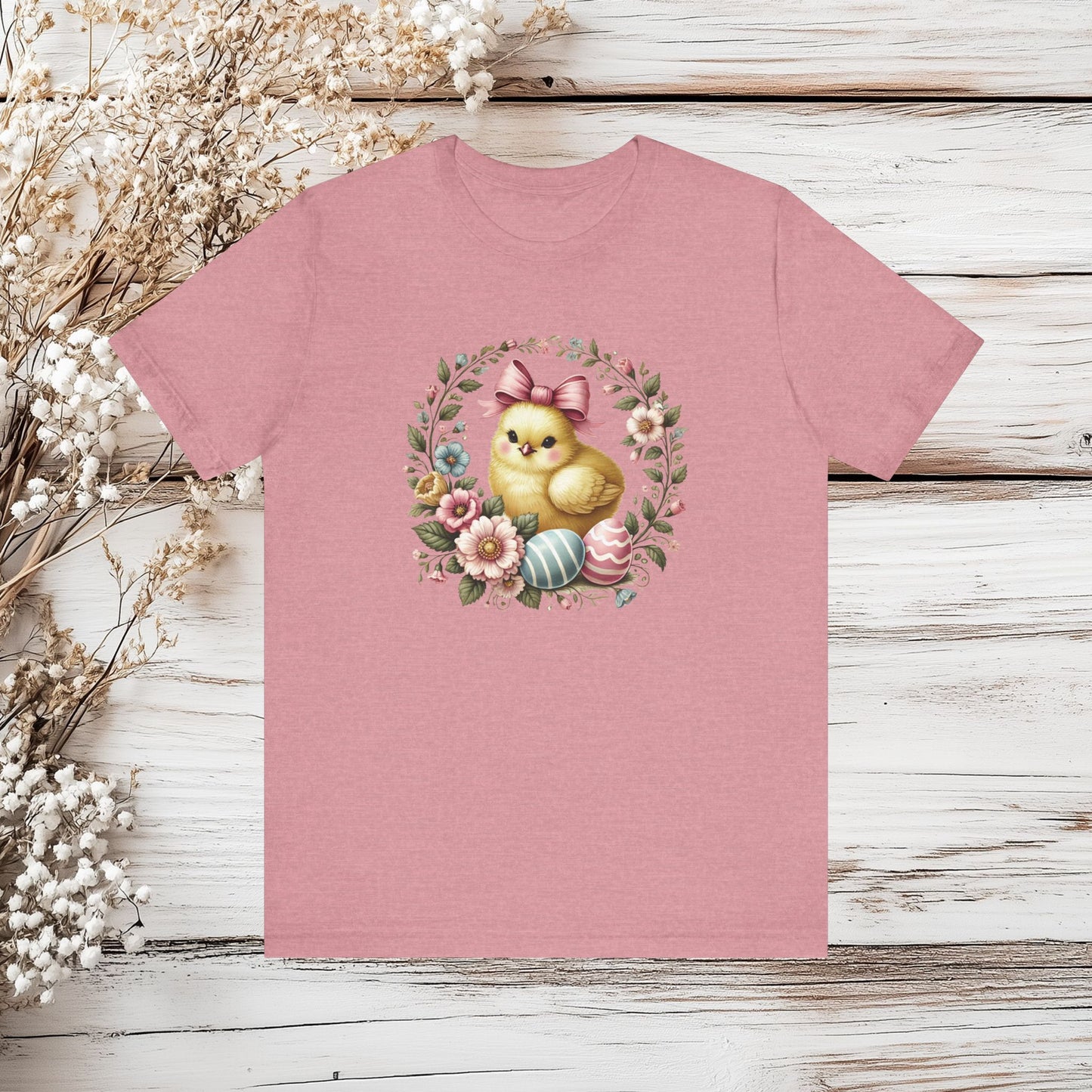 Vintage Easter Chick T-Shirt – Adorable Springtime | Unisex Jersey Short Sleeve Tee