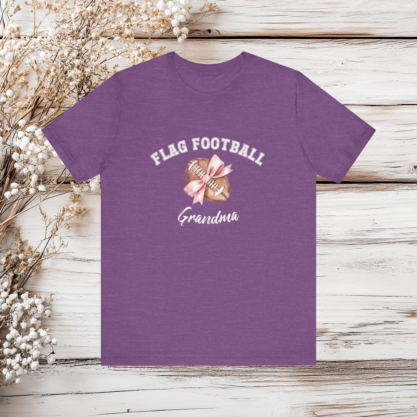 Flag Football Grandma Short Sleeve Tee  | Jersey Unisex T-Shirt