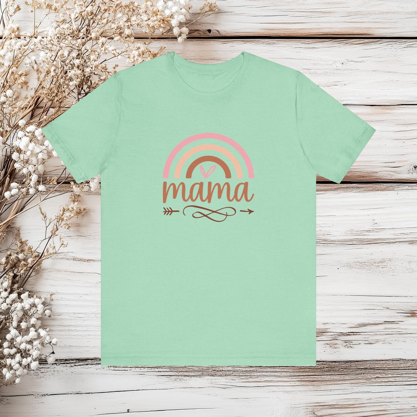 Retro Boho "Mama" T-Shirt – Perfect for Moms | Unisex Jersey Short Sleeve Tee