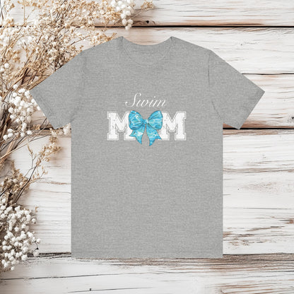 Swim Mom Tee - Cute Swimming Mom Shirt for Women |  Unisex Jersey Tee