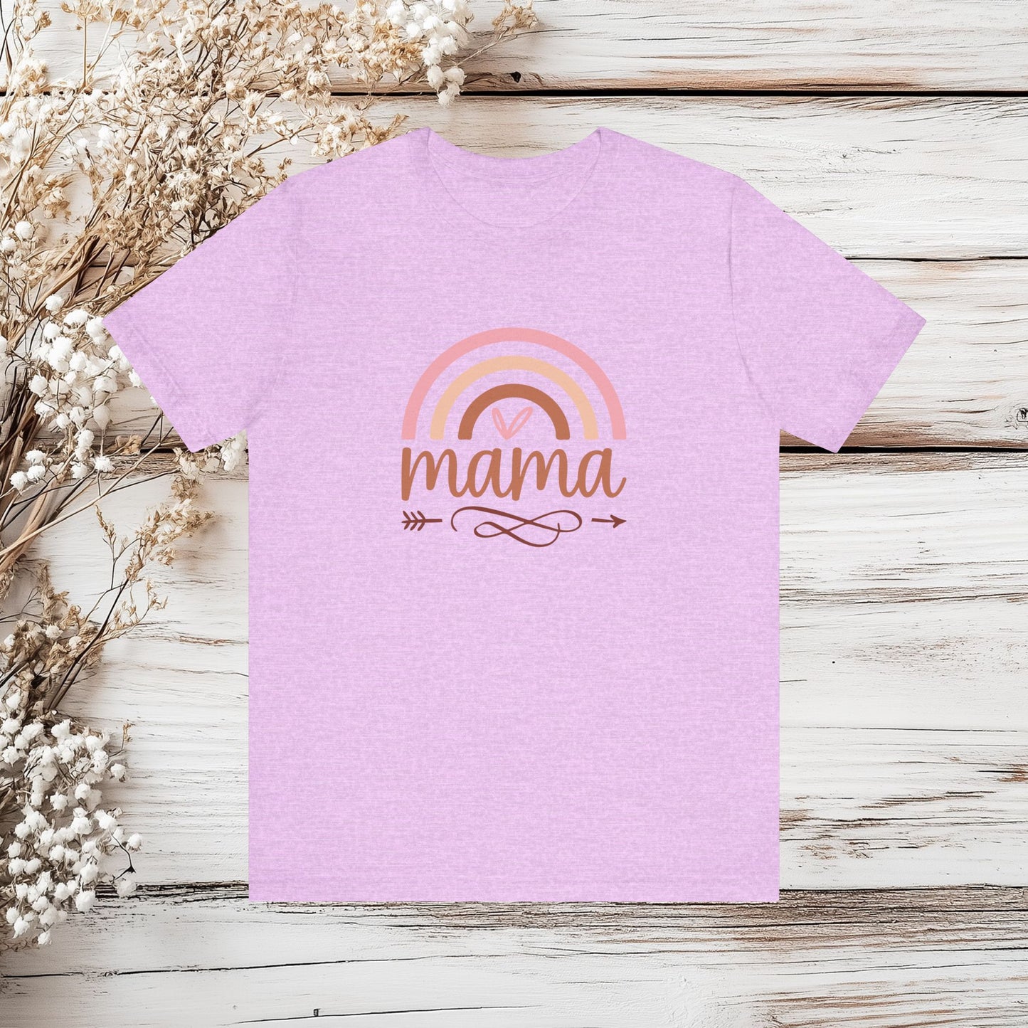 Retro Boho "Mama" T-Shirt – Perfect for Moms | Unisex Jersey Short Sleeve Tee