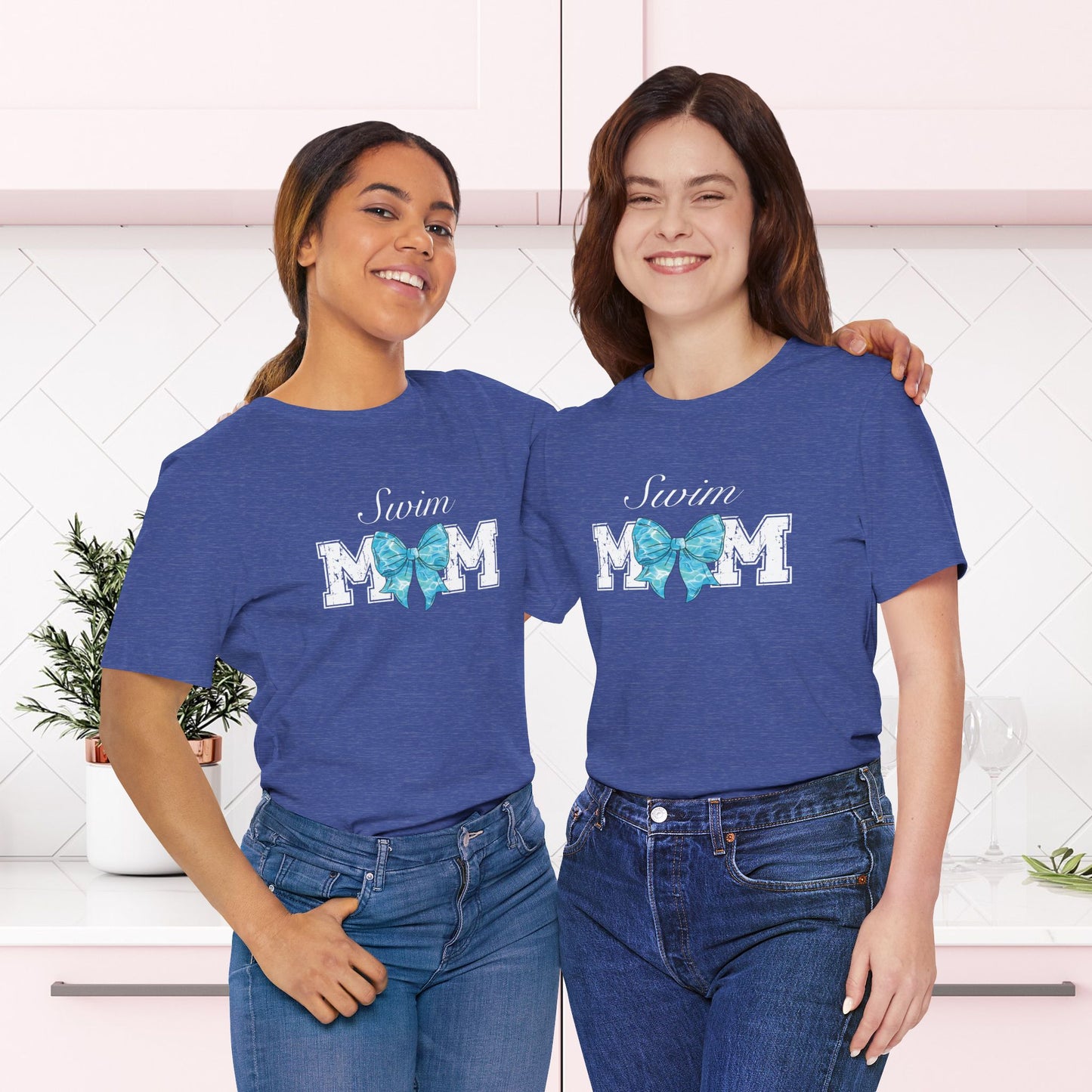 Swim Mom Tee - Cute Swimming Mom Shirt for Women |  Unisex Jersey Tee