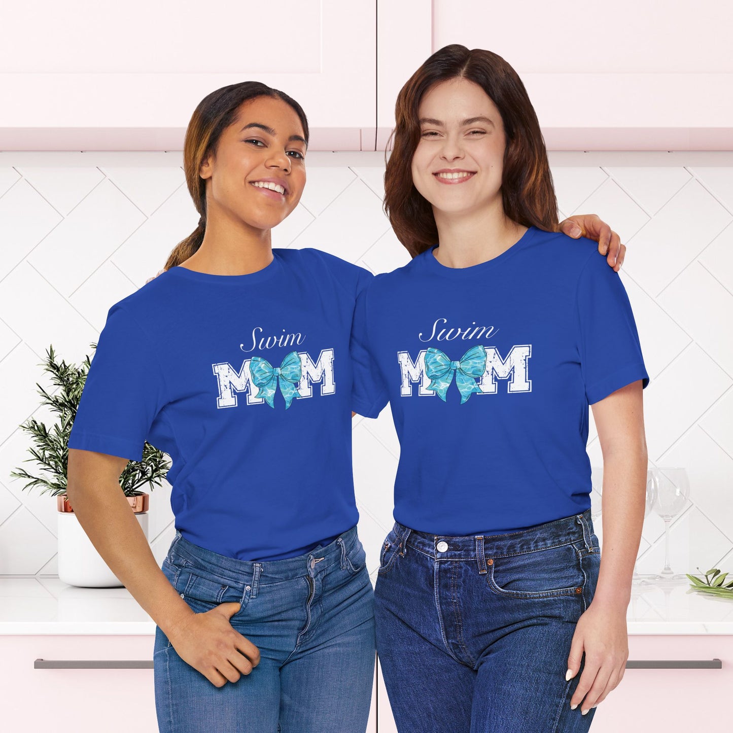 Swim Mom Tee - Cute Swimming Mom Shirt for Women |  Unisex Jersey Tee